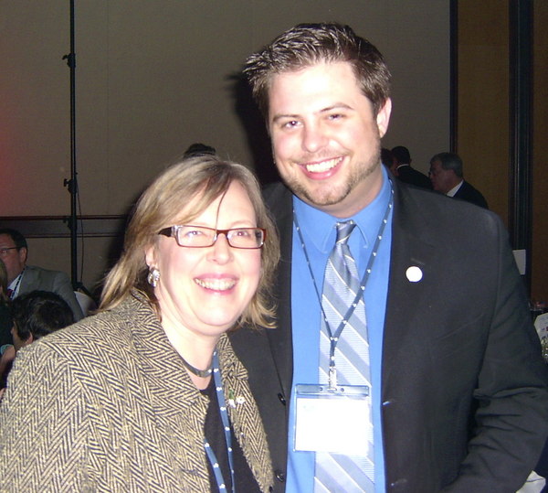 Stephen Taylor and Elizabeth May
