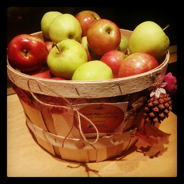 Thanksgiving apples.