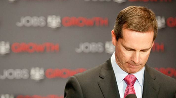 Dalton McGuinty resigns