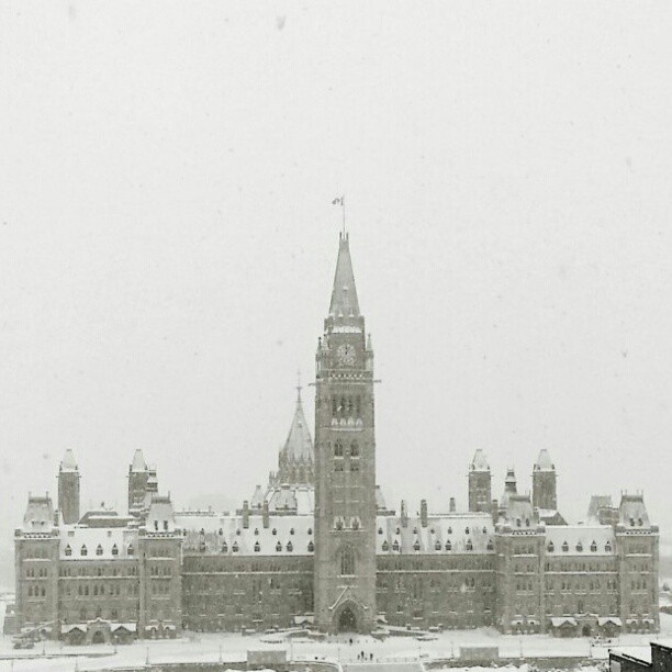 Snowy #Ottawa.