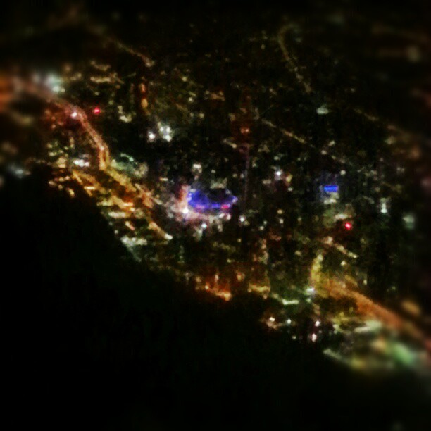 Toronto from the plane.