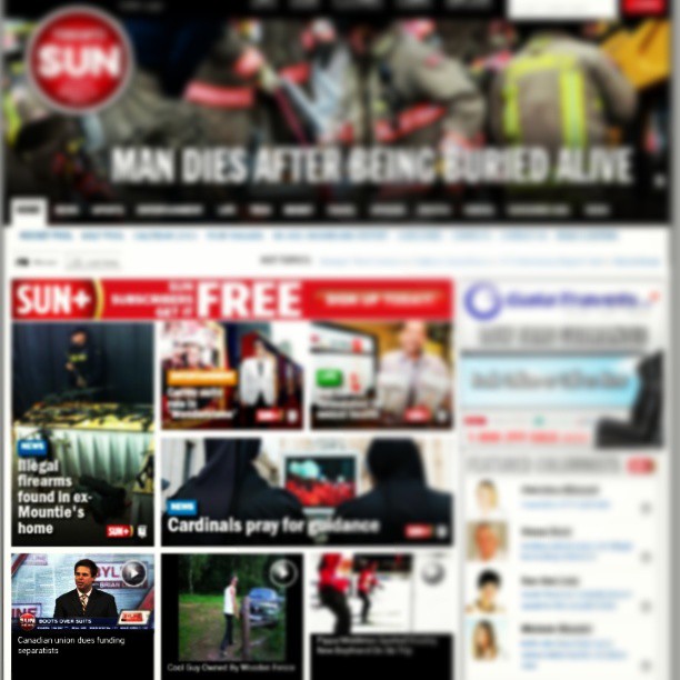 Front page of the TorontoSun.com #ncc #ourdues
