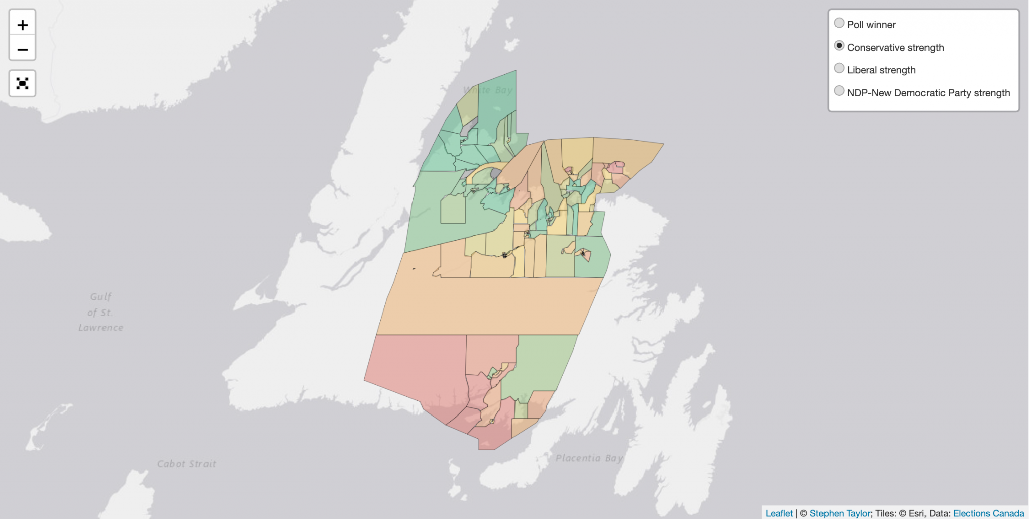 Mapped Results of the 2021 Canadian Federal Election Stephen Taylor